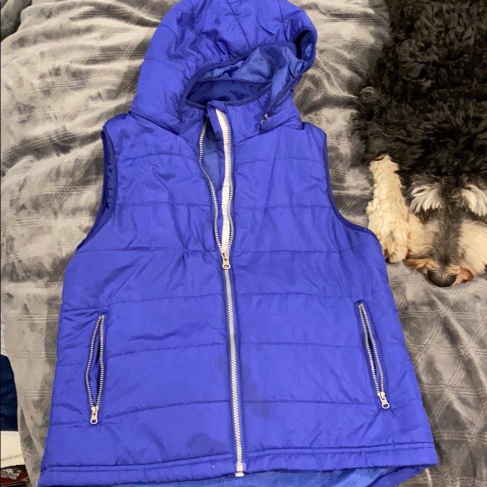 Warm vest-Royal blue